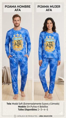 Argentina/afa Pijama Modal Soft