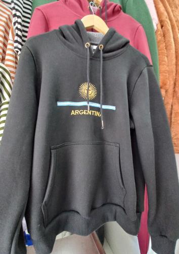 Buzo Argentina de Frisa Peinado Unisex