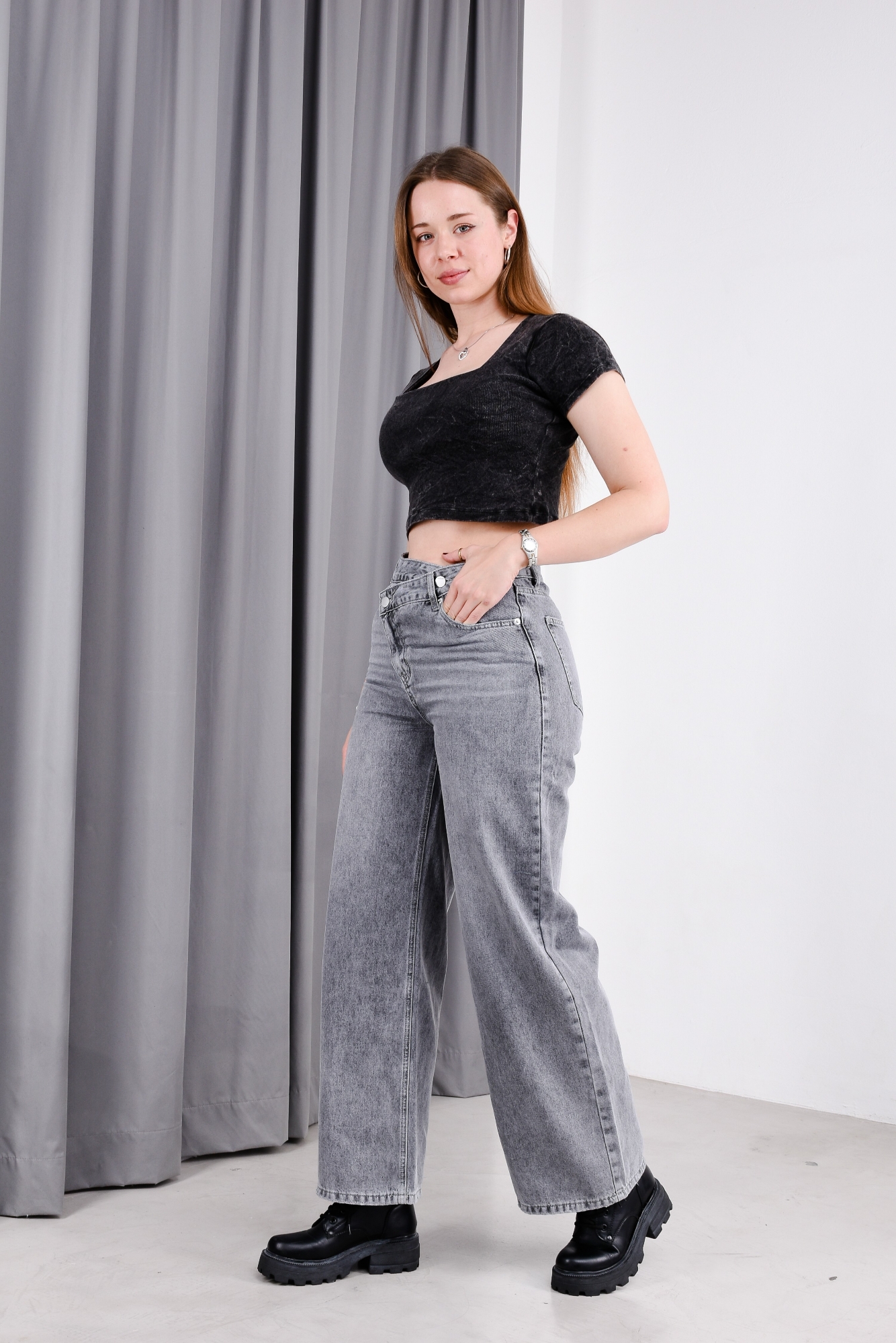 Jeans Cruzado Importado Premium - Imagen 2