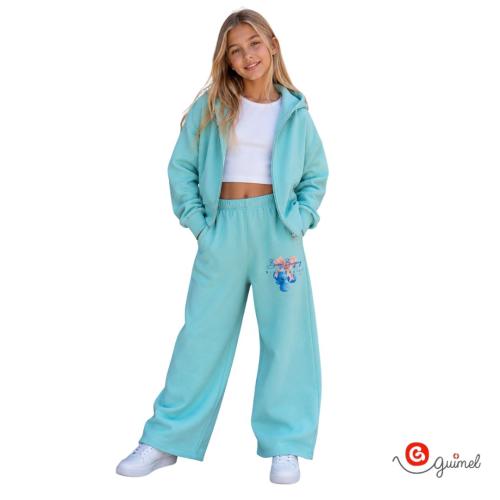 4246	pantalon Nena Teen Frisa Wide Blueberries