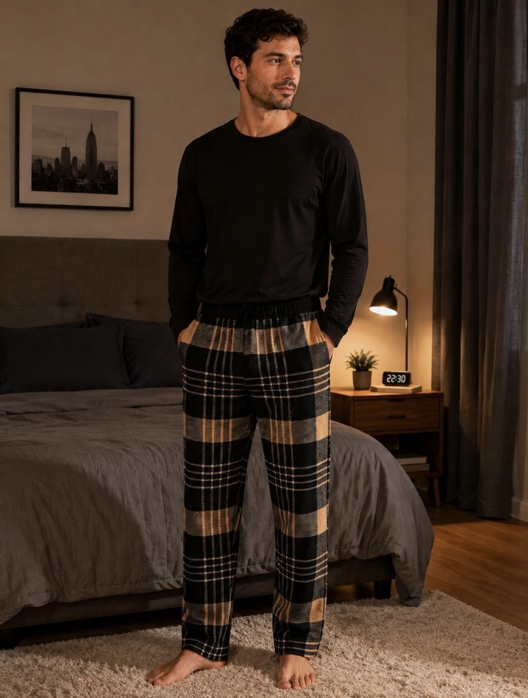 Pantalon Pijama de Hombre Polar Sotf 1 al 6 - Imagen 3