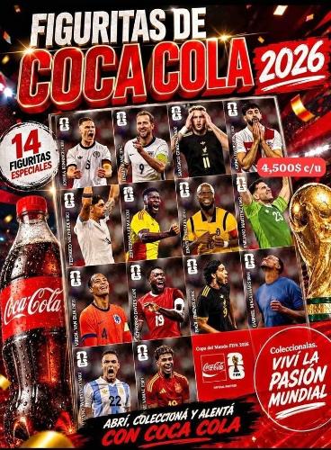 14 Figuritas de Coca Cola Alternativa