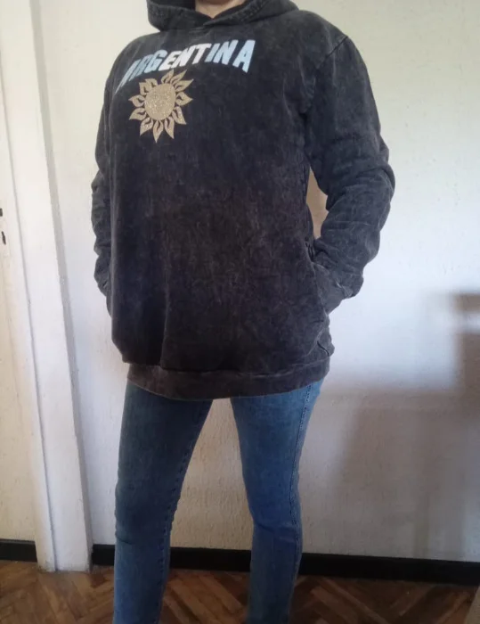 Buzo Oversize Argentina Dama Batik