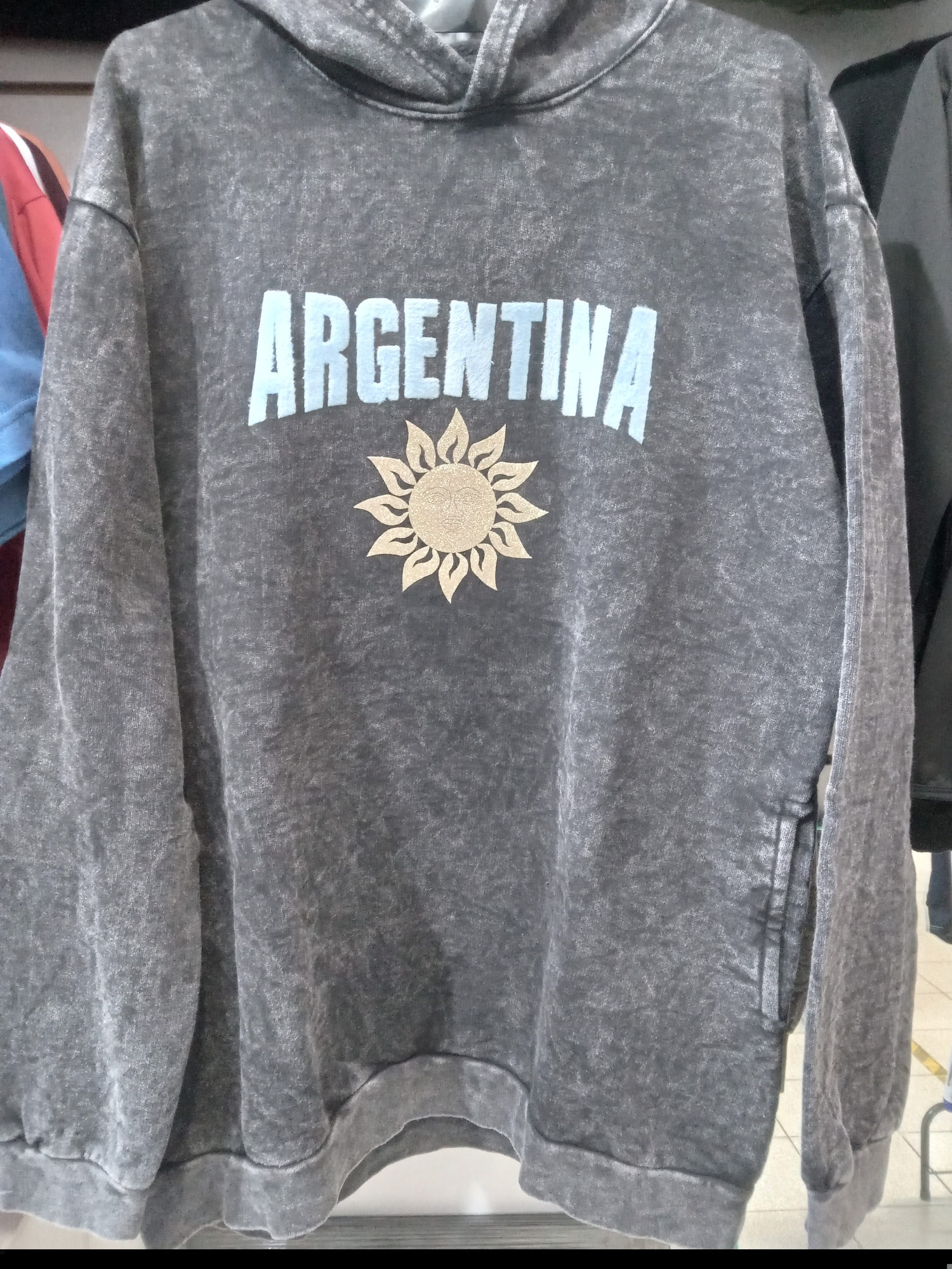 Buzo Oversize Argentina Dama Batik - Imagen 2