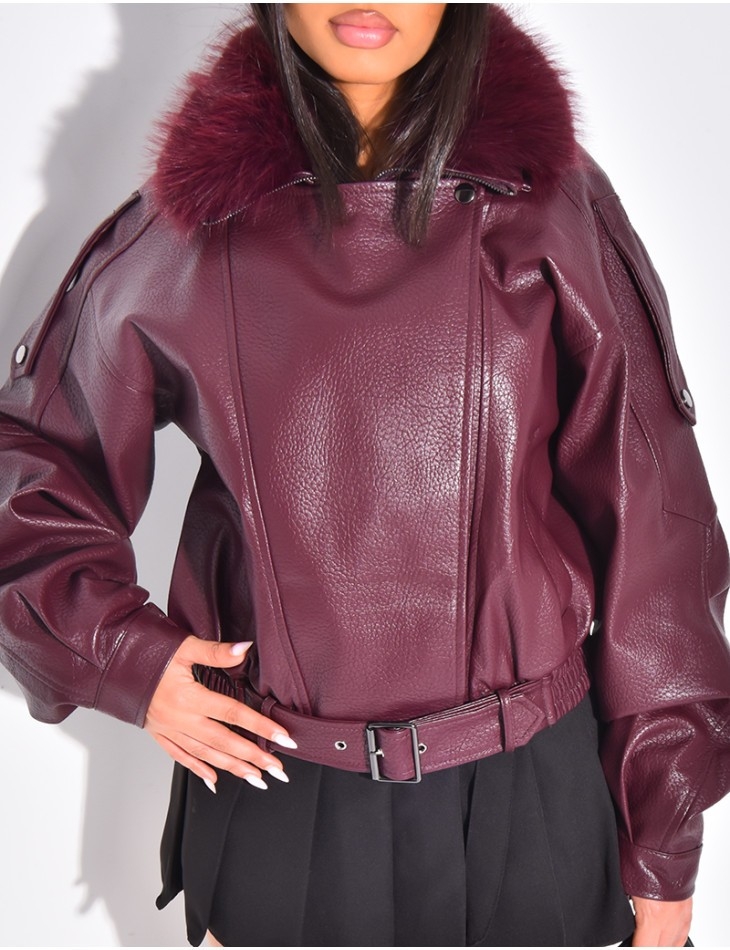 Bomber Eco Cuero - Imagen 3