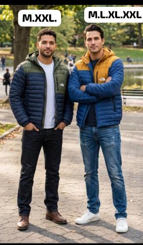 Campera Hombre con Piel