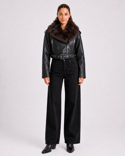Campera Simil Cuero