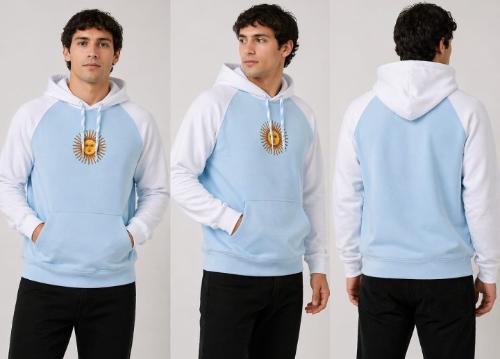 Buzo de Argentina Frisado de Algodón Peinado - Miniatura 3
