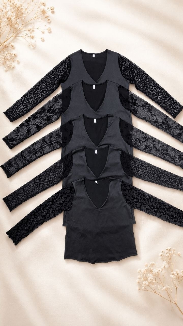 Blusa Bianca Doble Tela en la Parte del Pecho - Imagen 5