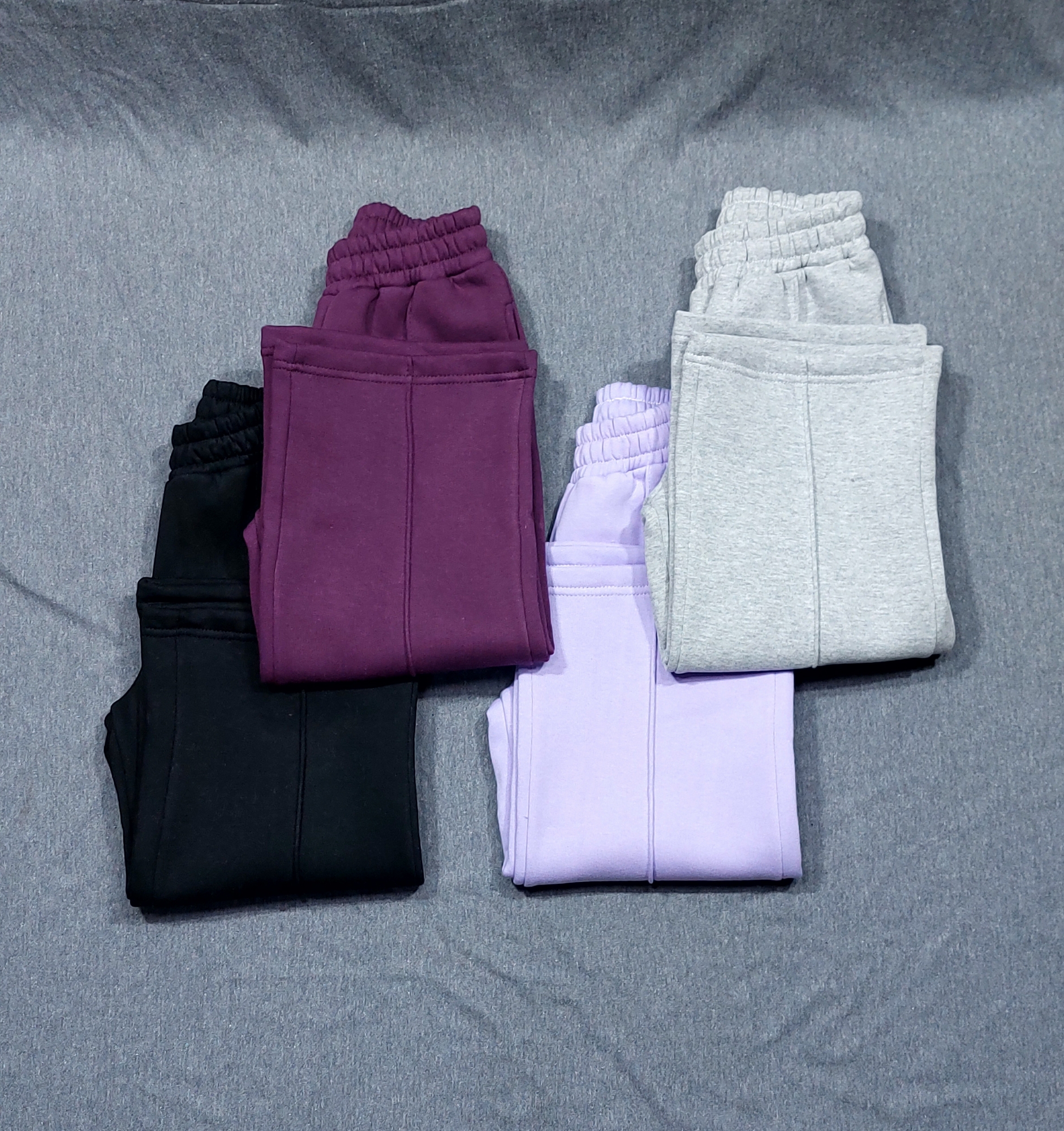 Jogging Wide Costura Nena ( Frisa 100% Algodón Peinado ) - Imagen 2