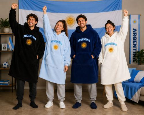 Buzo Manta Argentina de Cordero Bifas