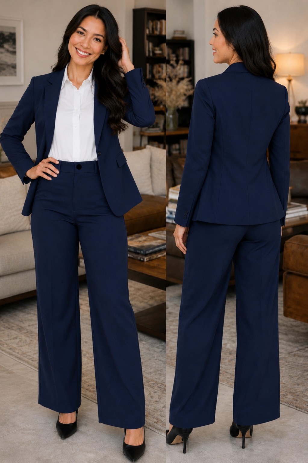 Conjunto de Bengalina Elastizada ( Pantalón+ Blazer) - Imagen 2
