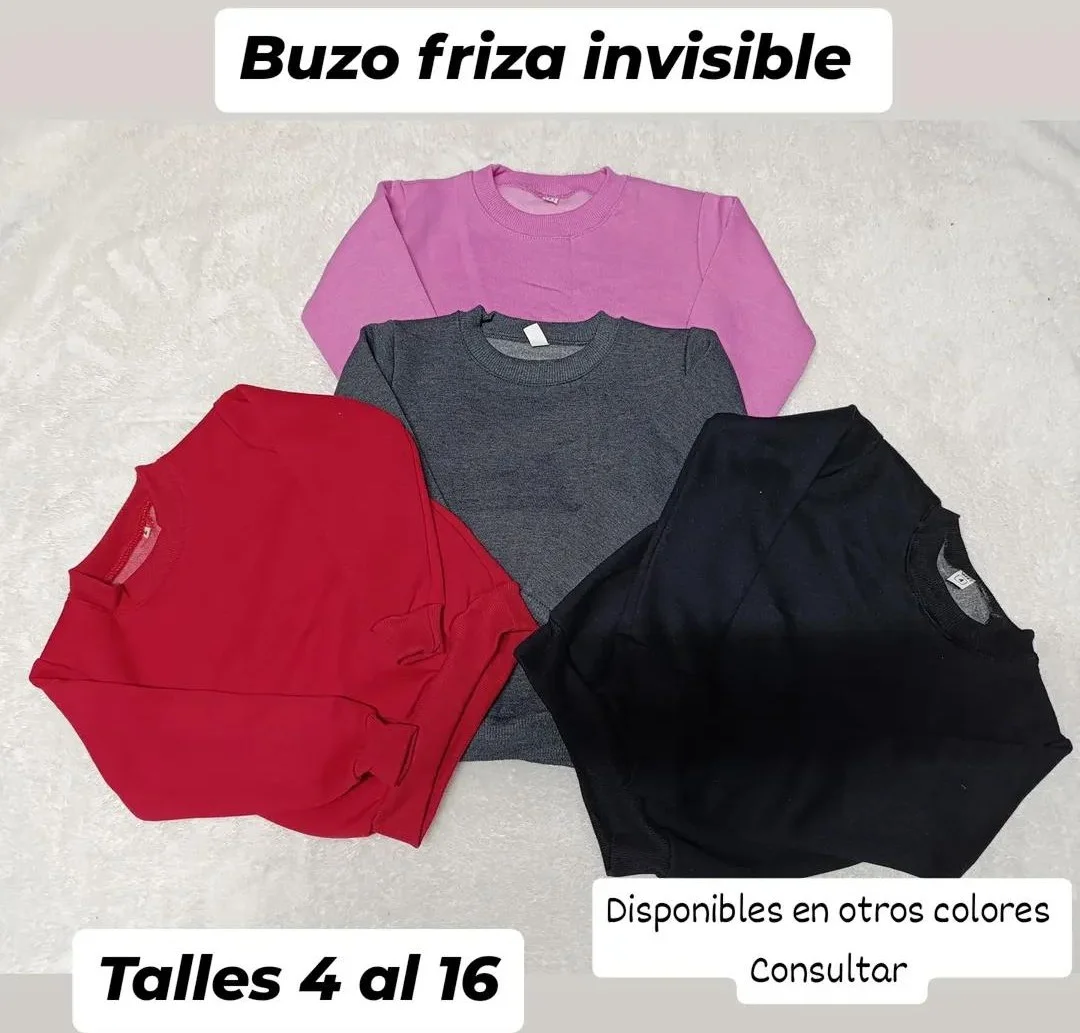 Buzo Liso Friza Invisible - Imagen 2