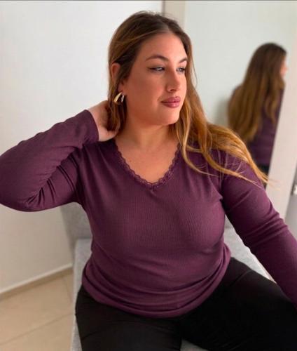 Camiseta con Puntilla Curvy - Miniatura 5