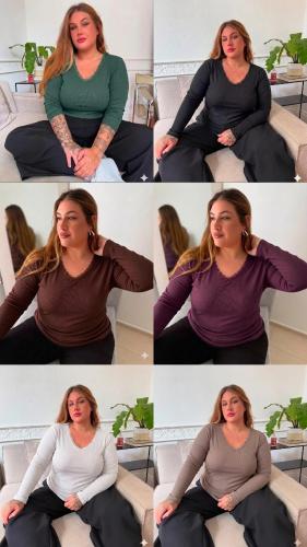 Camiseta con Puntilla Curvy - Miniatura 7
