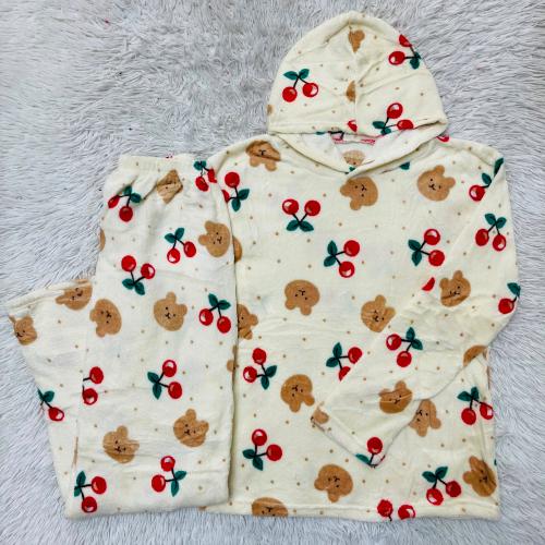 Pijamas Polar con Capucha