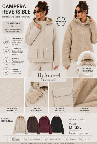 Campera Reversible Talla Especial /gamulán