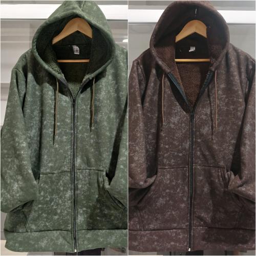 Campera Batik Piel/corderito Cintetico