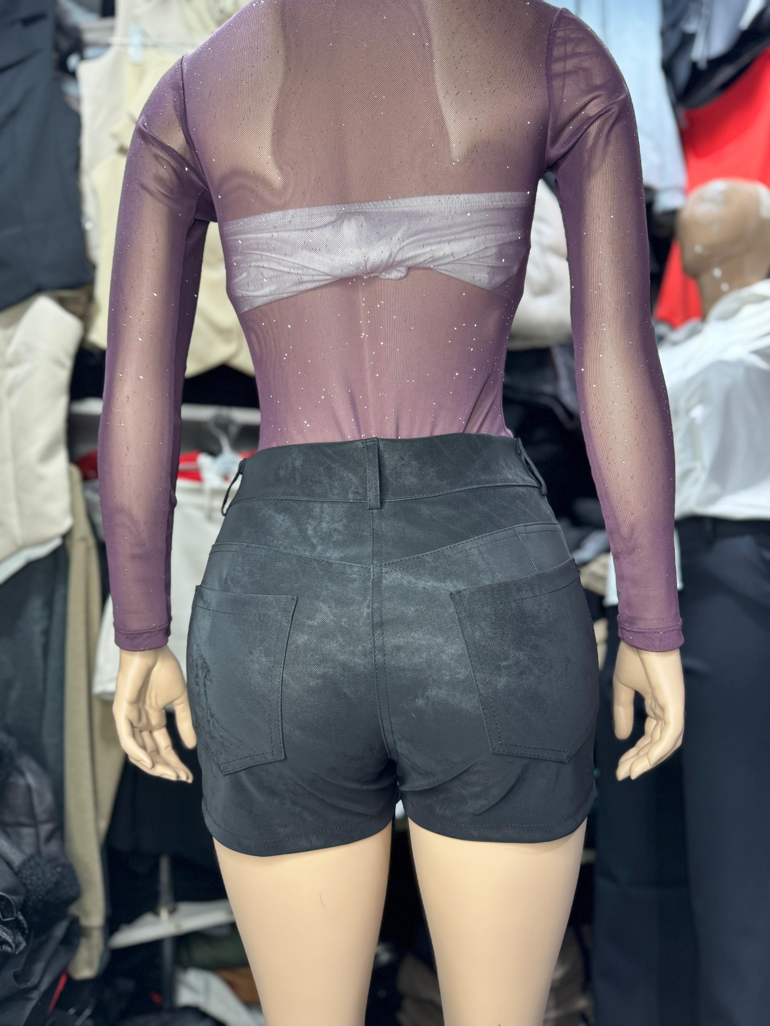 Short Mini Gamuza - Imagen 2