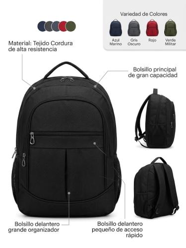 Mochila Grande Reforzada de Cordura