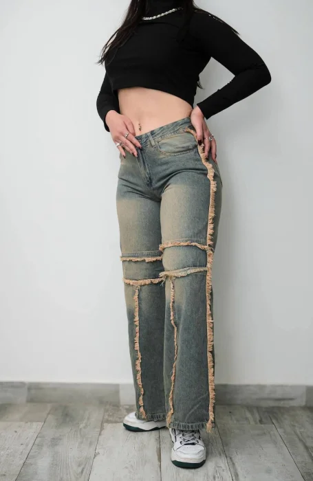 Wide Leg Celeste Óxido