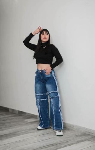 Wide Leg Azul