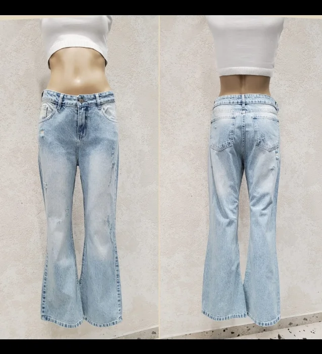 Pantalón Baggy Flare Tiro bajo