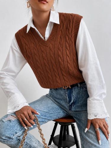 Chaleco Bremer Mujer Trenza