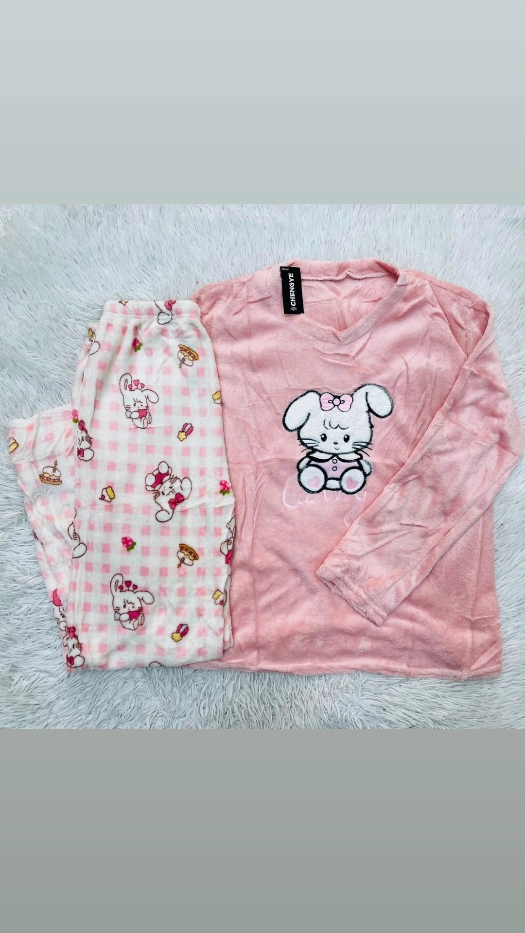 Pijamas de 2 Piezas Lisos - Imagen 2