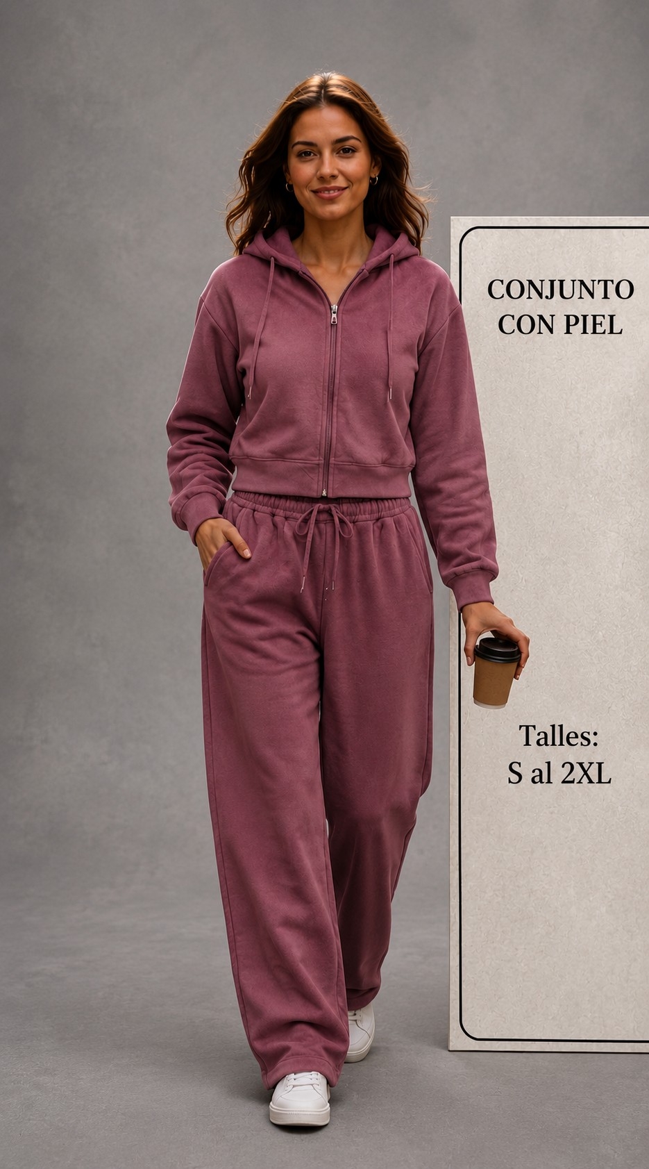 Conjunto  Importado Dama con Piel - Imagen 3