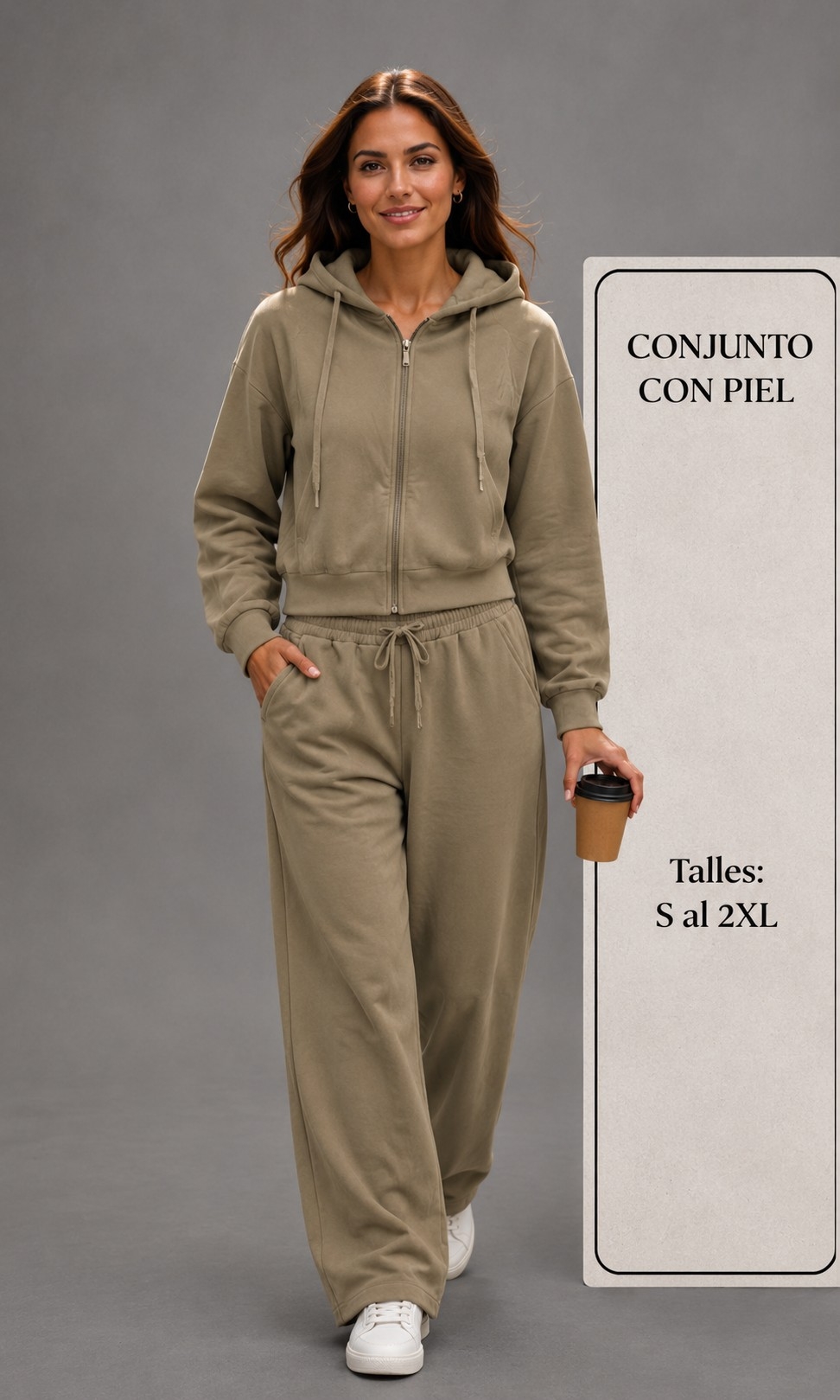 Conjunto  Importado Dama con Piel - Imagen 2