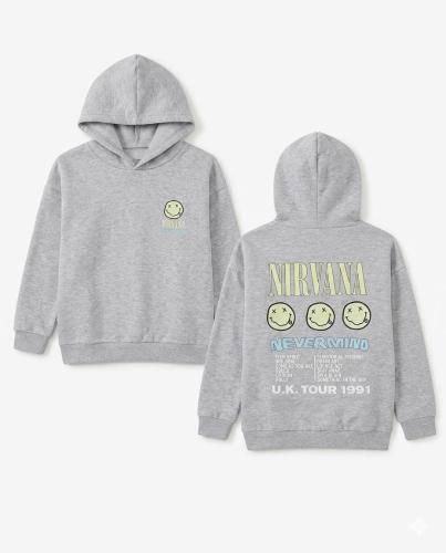 Buzo Over Frisa  Nevermind  Unisex
