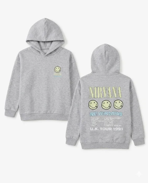 Buzo Over Frisa  Nevermind  Unisex