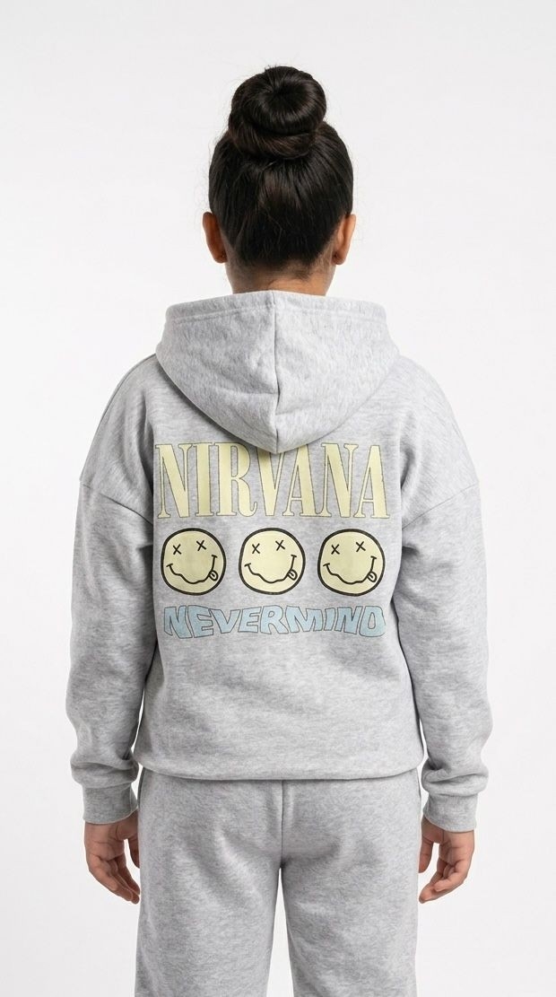 Buzo Over Frisa  Nevermind  Unisex - Imagen 2
