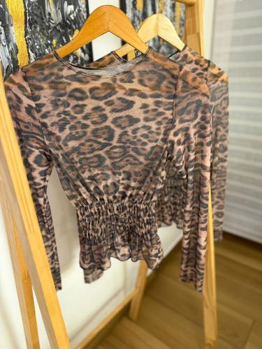 Blusa de Microtul Estampado Zurich