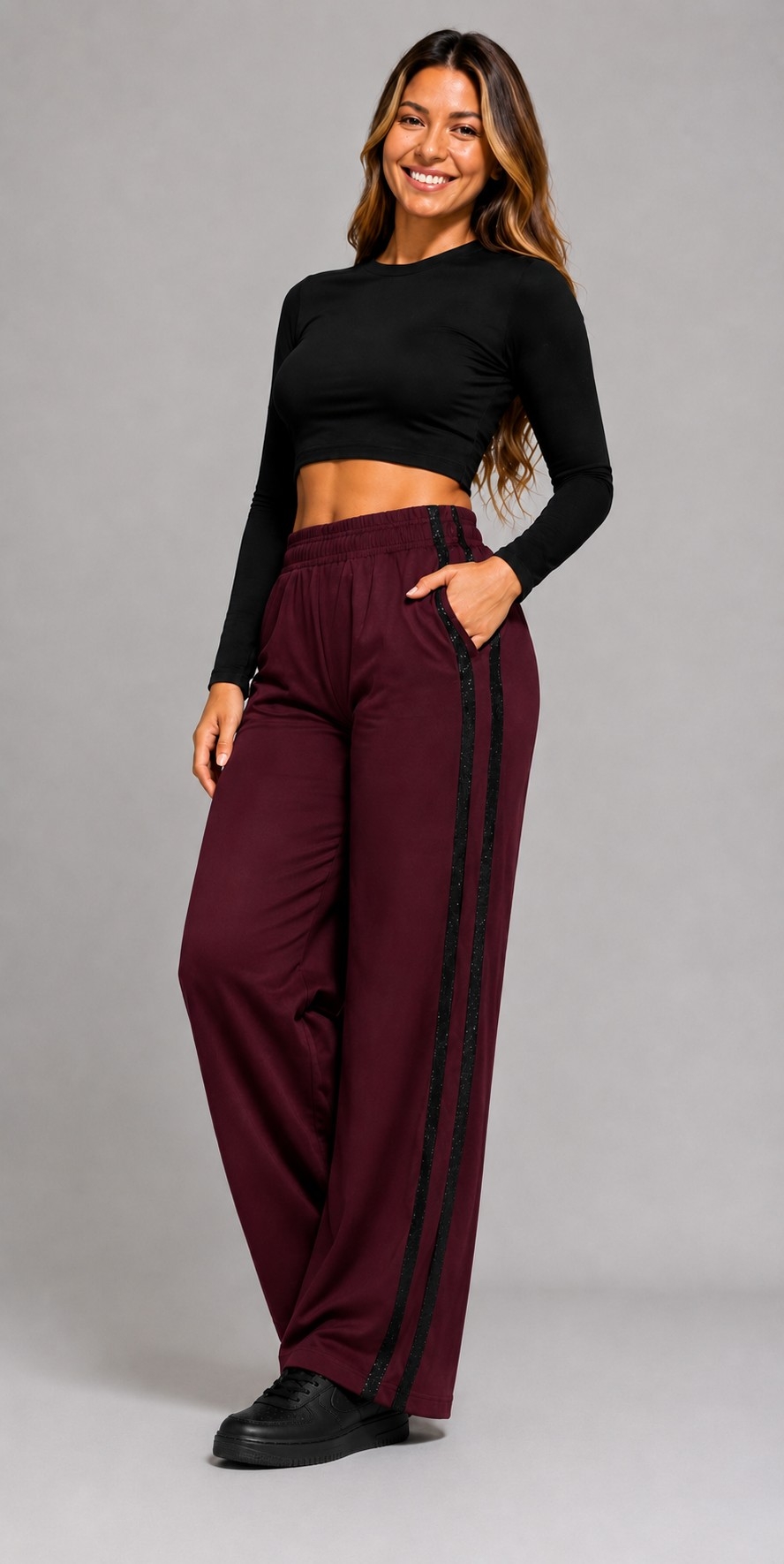 Pantalon Termico Frisado Tira Brillo Talles 1 al 6 - Imagen 1