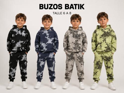 Buzo Canguro Frizados Batik