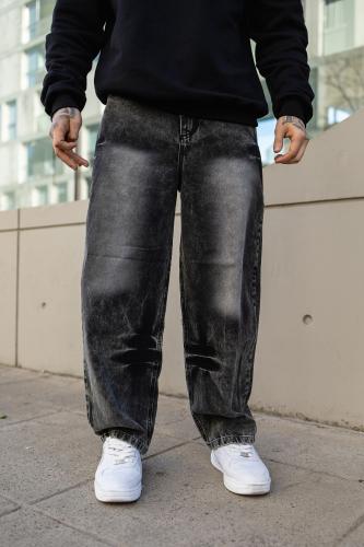 Baggy- Bigotes- Negro Nevado