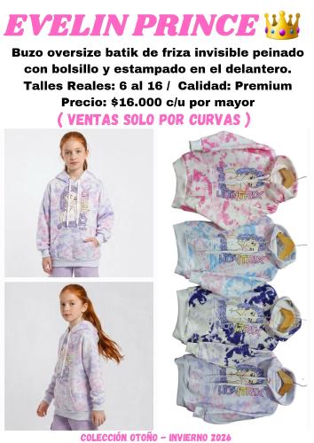 Buzo Oversize Batik Huntrix