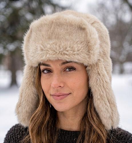 Gorro Ruso de Piel con Orejas