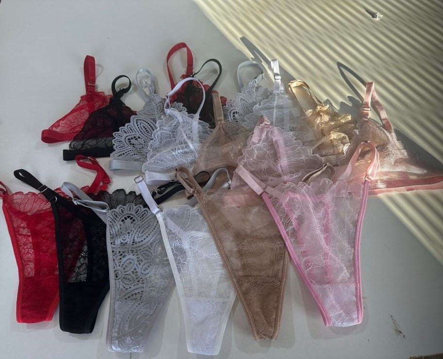 Conjunto Bralette Encaje X Docena - Imagen 2