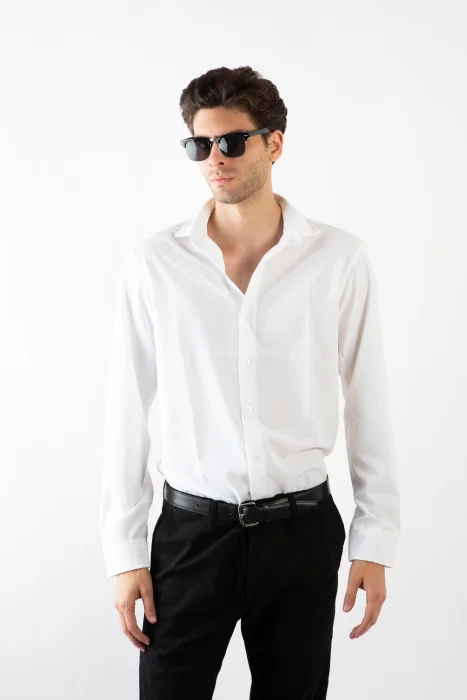 Camisa Antiarrugas Seda
