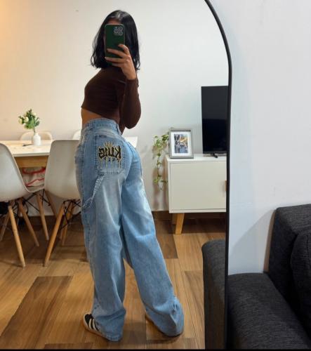 Baggy Jeans Bordado