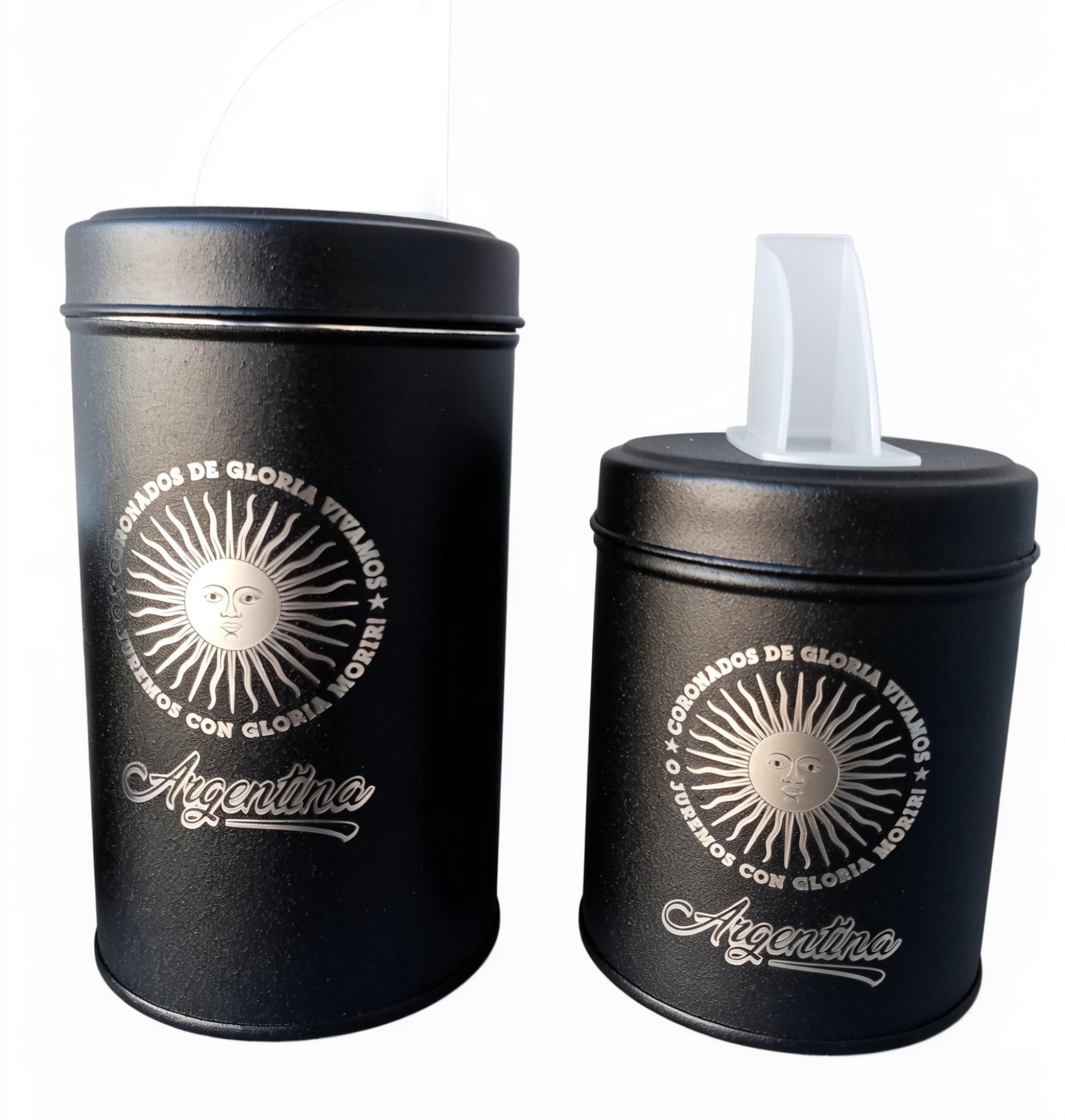 Set de Sol de Mayo: Latas + Mate + Bombilla - Imagen 3