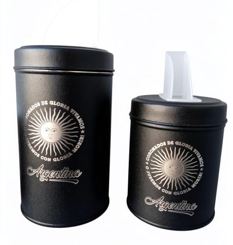 Set de Sol de Mayo: Latas + Mate + Bombilla - Miniatura 3
