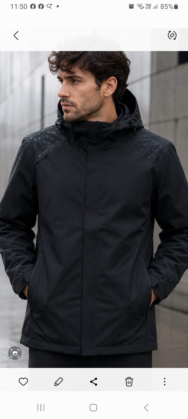 Campera Impermeable Importada - Imagen 2