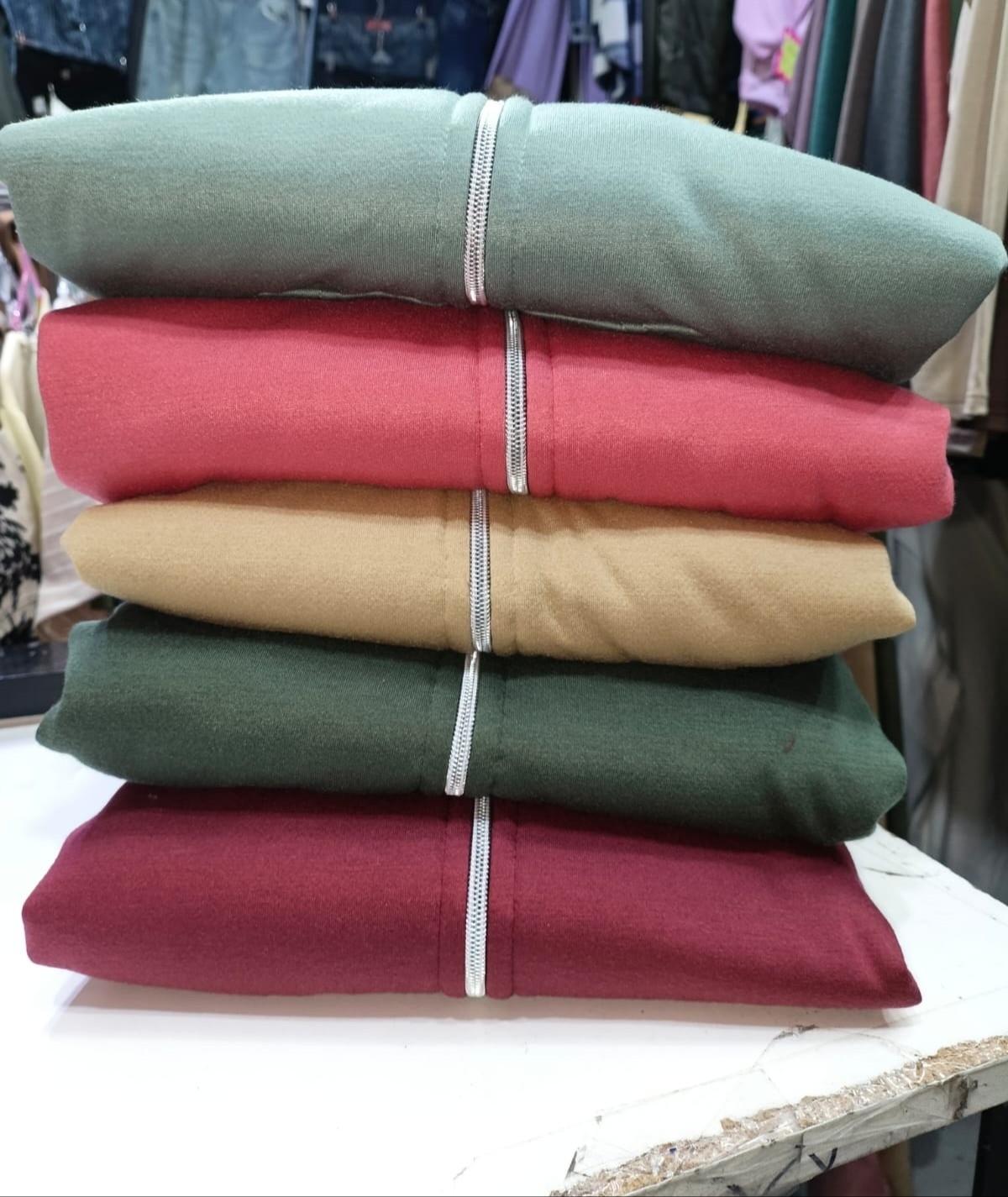 Camperas de Jersey con Piel - Imagen 2