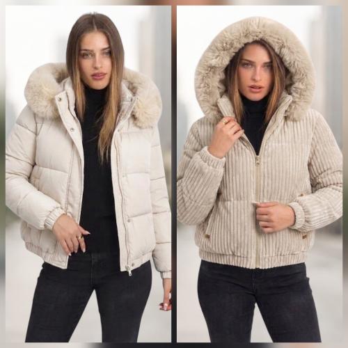 Puffer Reversible Yd Dama Corderoi