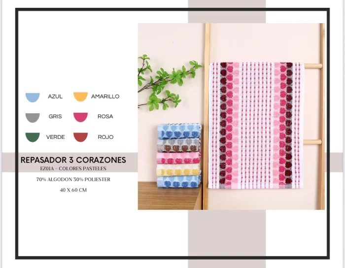 Repasador Corazón X12