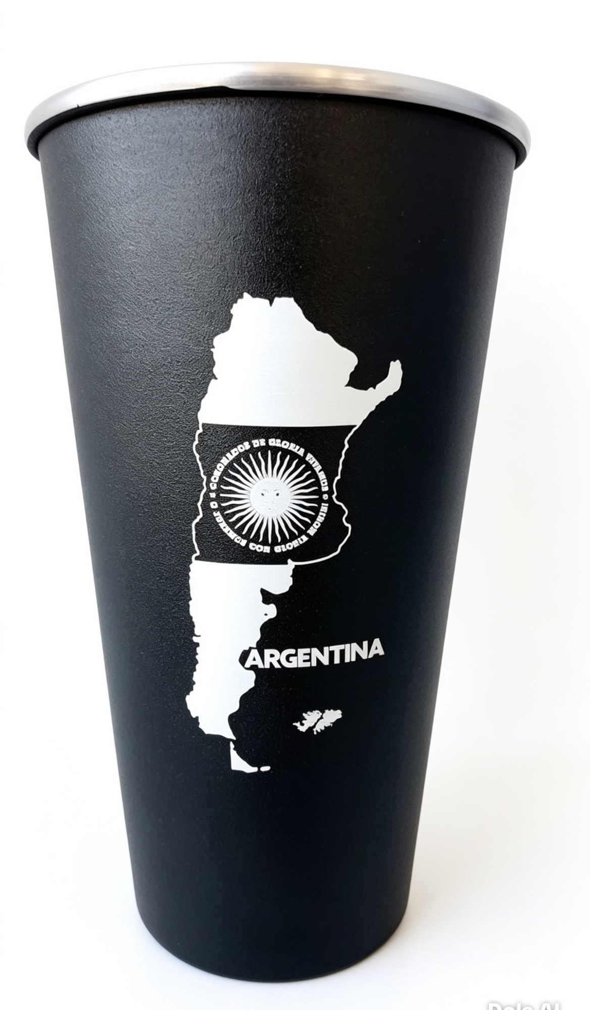Vaso Fernetero Mapa Argentina 1l Aluminio - Imagen 1